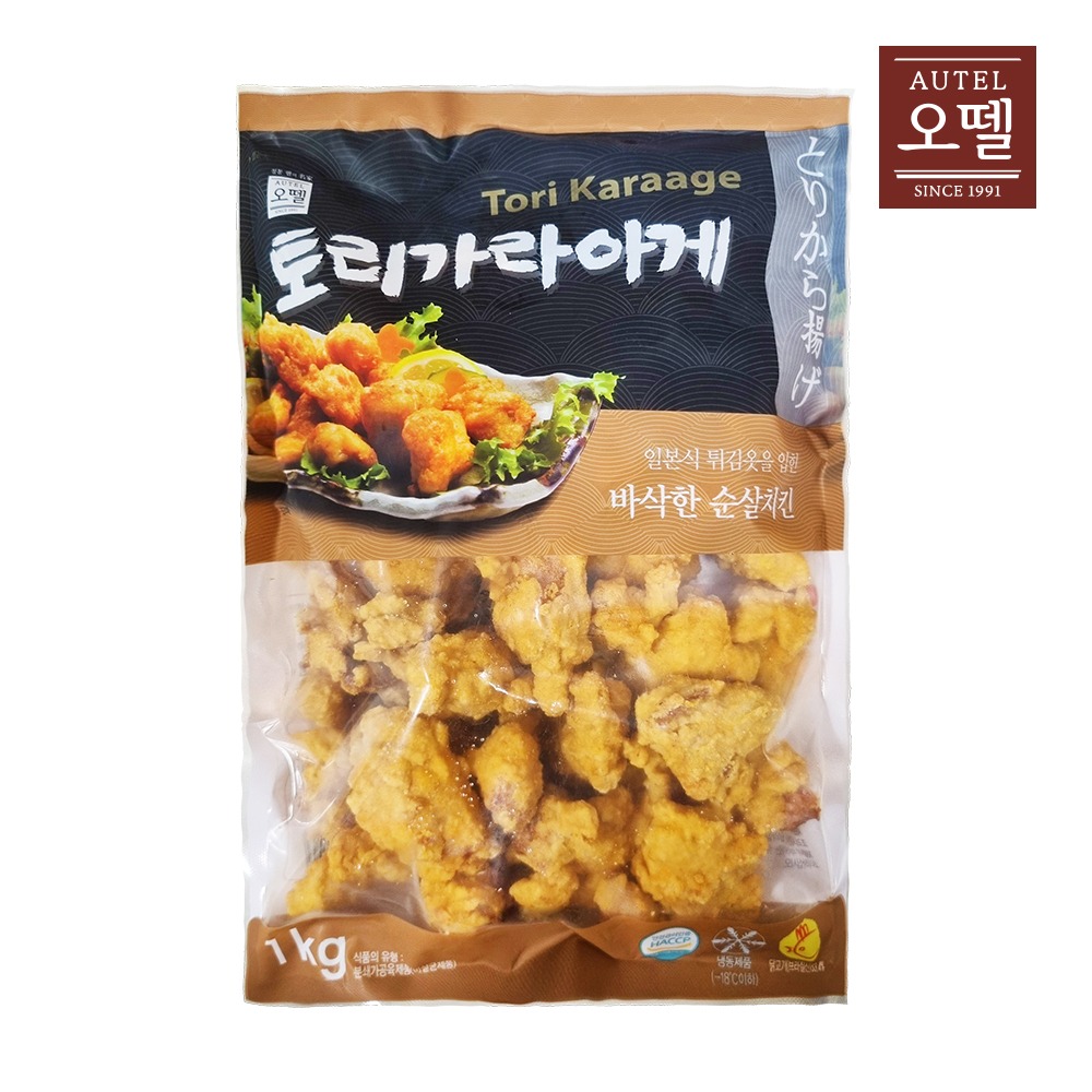 [임박세일] 오뗄 토리가라아게 1kg / 닭강정 닭다리살 튀김 일본식튀김 (24.06.13)