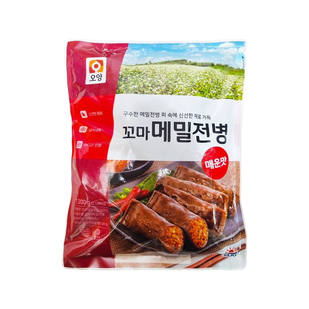 [사조오양] 꼬마메밀전병 매운맛 1.2kg / 만두 김치전병