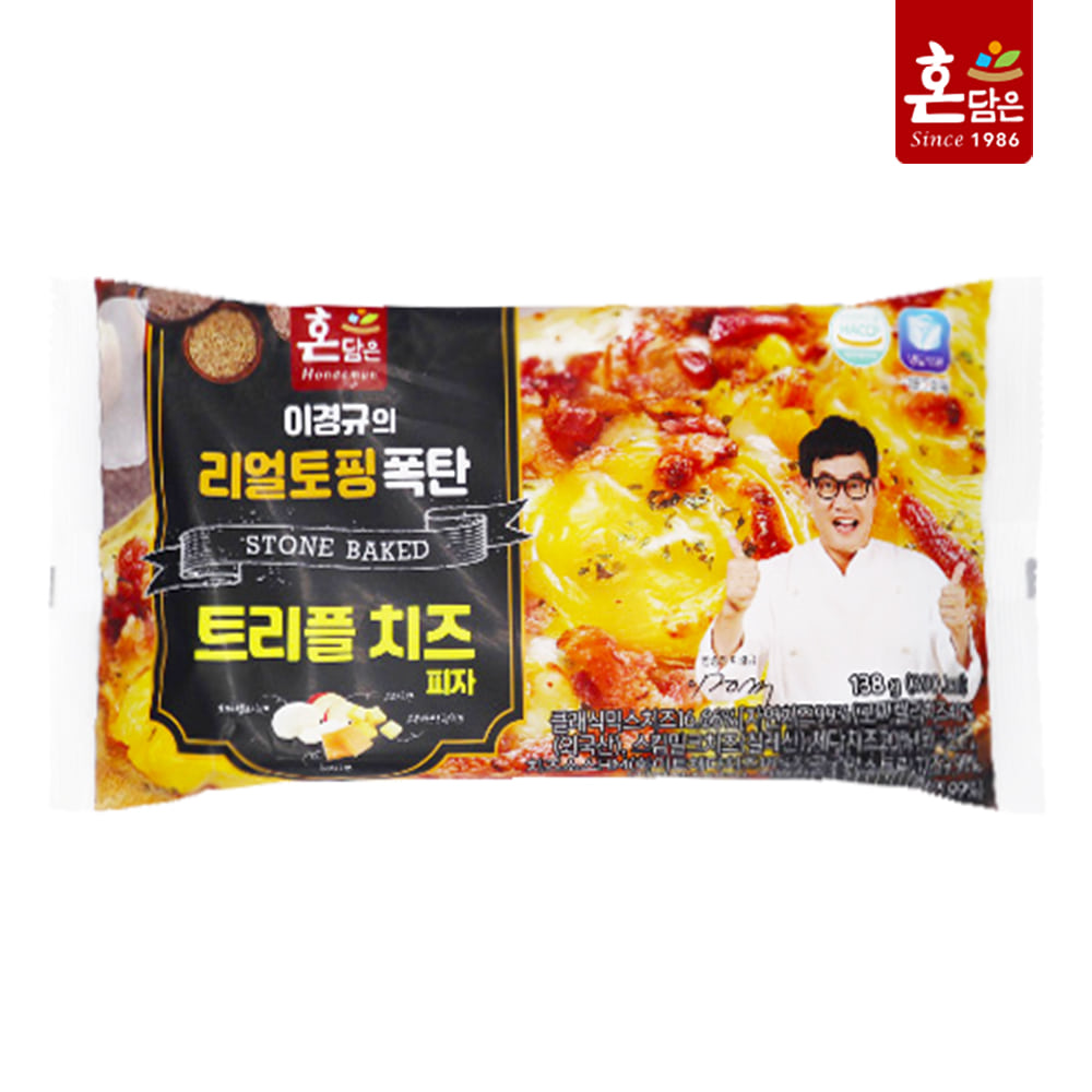 [한맥식품] 이경규의 리얼토핑폭탄 피자 3종 / 트러플불고기 앵그리꼬꼬 트리플치즈