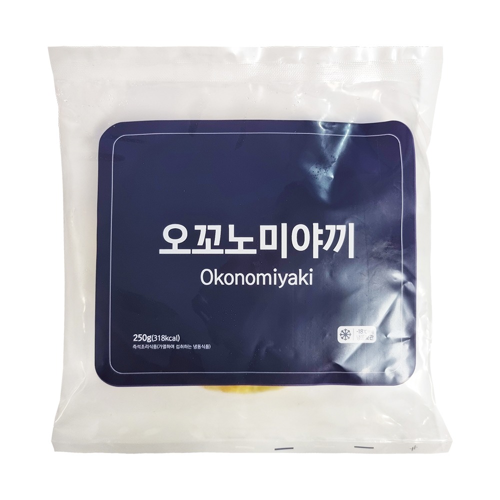 [딤섬] 오꼬노미야끼 250g / 오코노미야키 일본식 해물 냉동 오코노미야끼